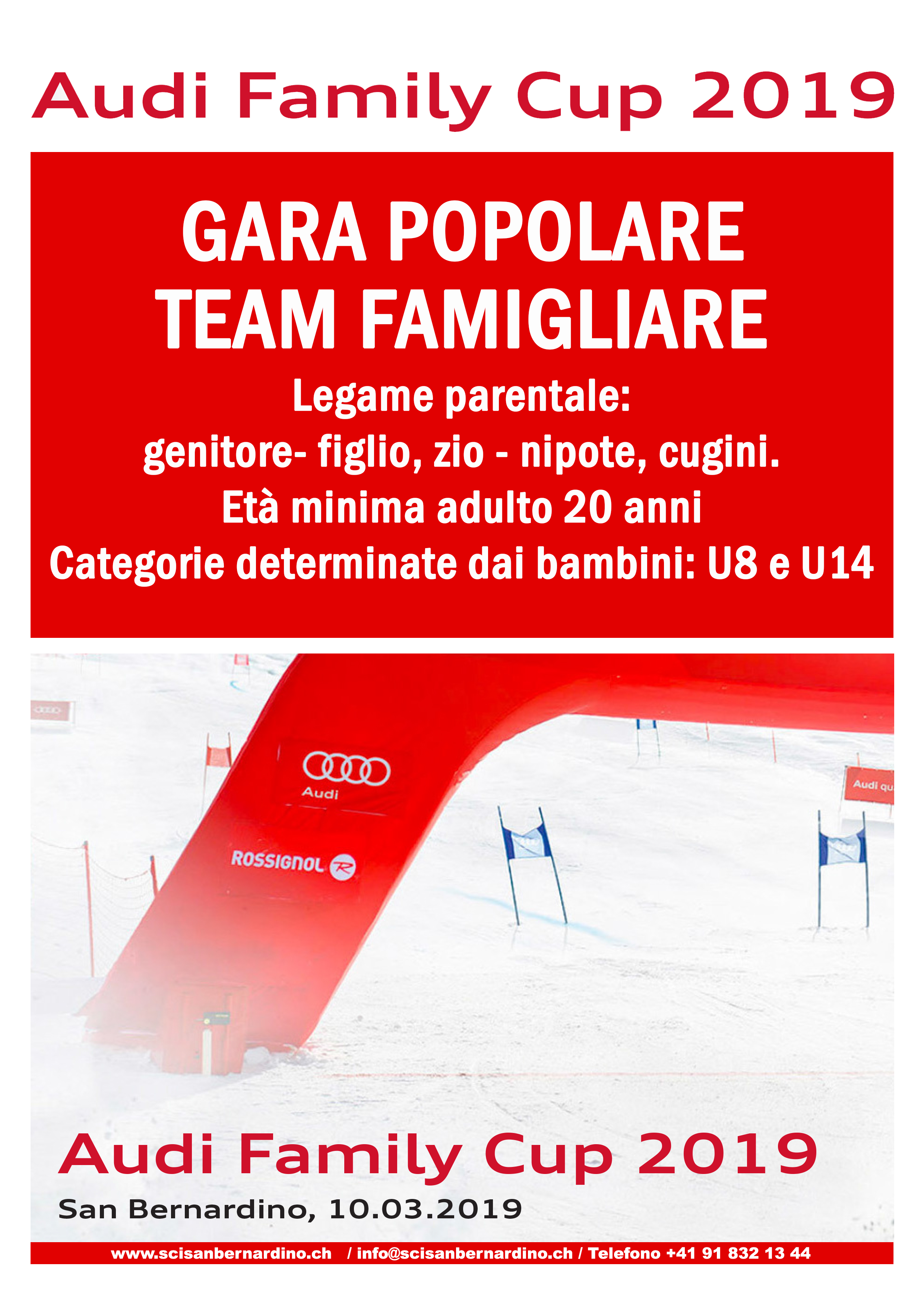 10.03.2019 Audi Family Cup 2019 / Gara popolare team famigliare