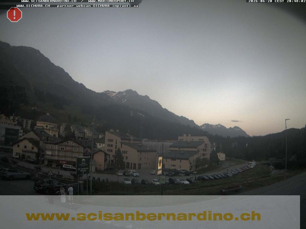 Livecam San Bernardino - scisanbernardino.ch
